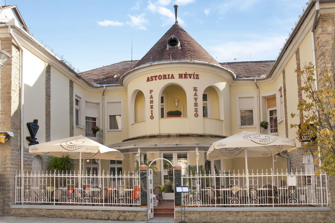 Astoria Panzio Bed & Breakfast Heviz Bagian luar foto